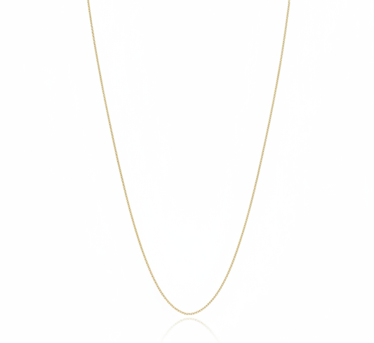 14K Yellow Gold Adjustable Cable Chain